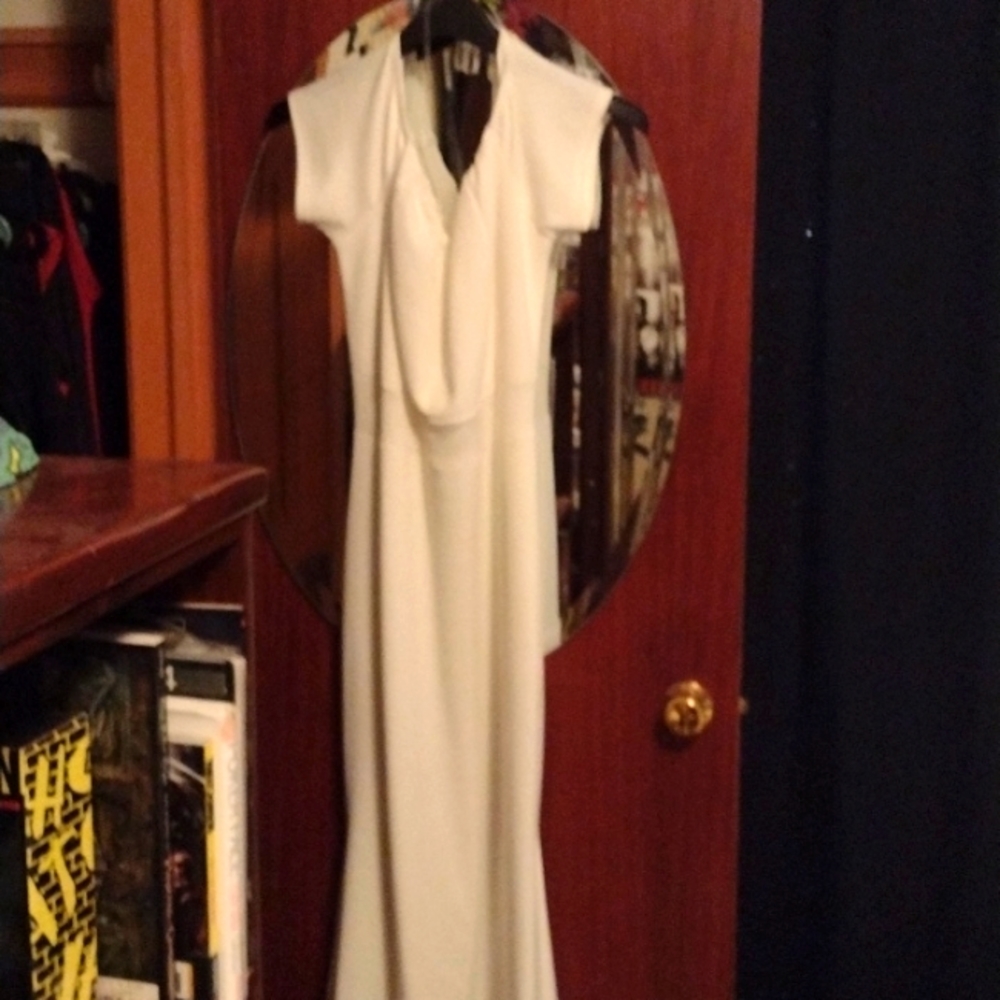 White mermaid dress